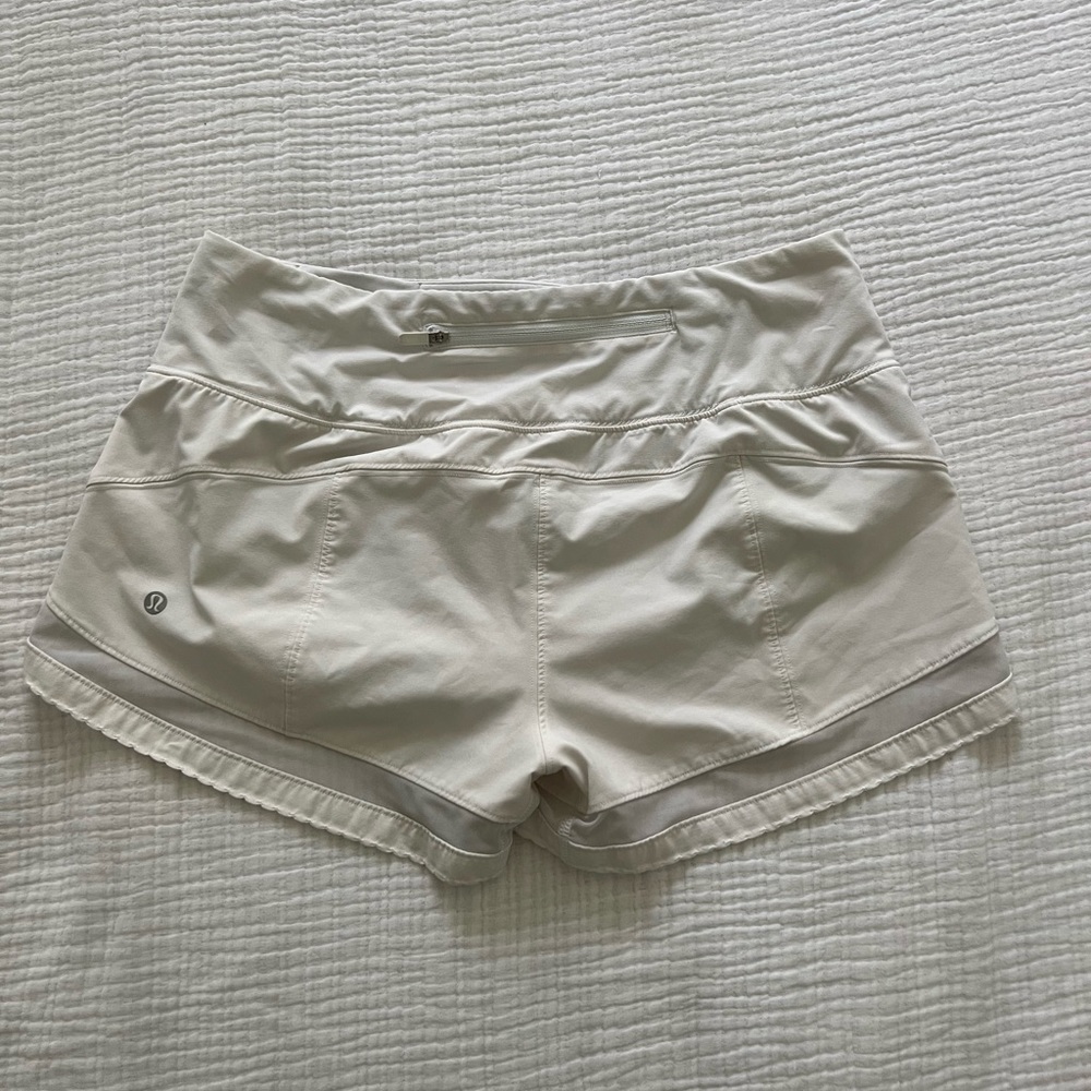 Lululemon white shorts